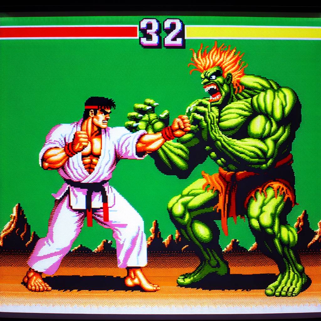 Baywin'de Street Fighter Oyunu