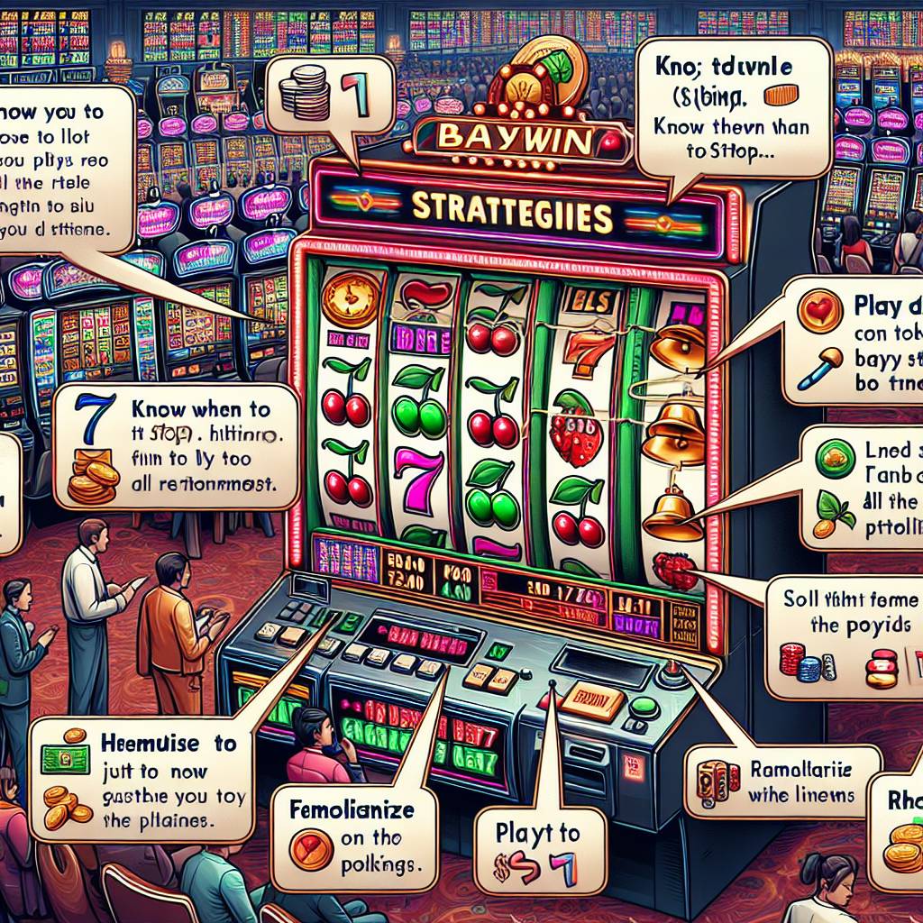 Baywin Slot Makaraları Stratejileri